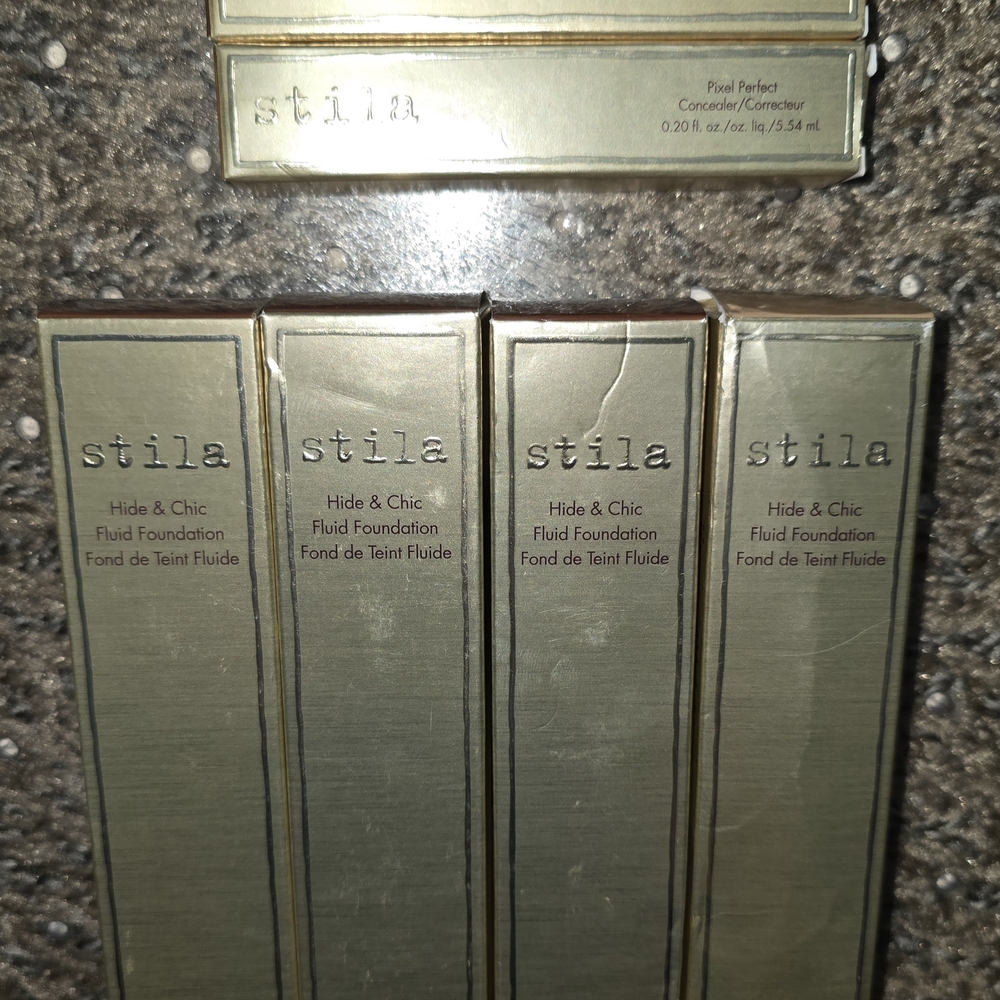 ♡♡♡ Stila Hide & Chic Fluid Foundation & Concealer BUNDLE SET
